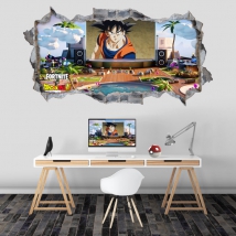 Vinyles jeux vidéo fortnite dragon ball 3d