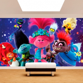 Papier peint ou murale trolls