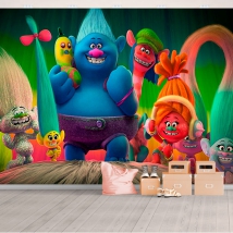 Papier peint ou papier peint pour enfants trolls