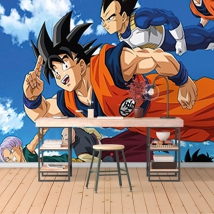 Photomural ou wallpaper dragon goku