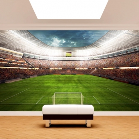 Papier peint ou papier peint stade de football