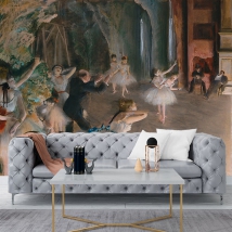 Papier peint ou papier peint dégazer les danseurs