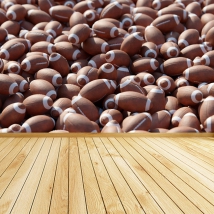 Modèle de ballons de football américain pour papier peint ou papier peint