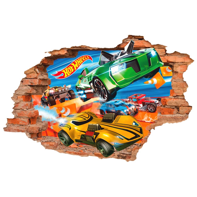 🥇 Vinyles 3d pour enfants voitures hot wheels 🥇