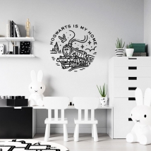 Vinyles phrase poudlard est ma maison harry potter