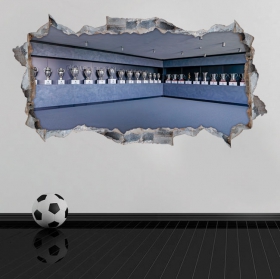 Vinyle 3d coupes de football du real madrid