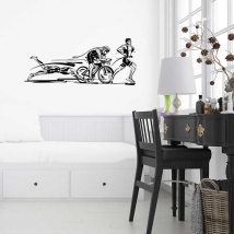 Vinyles décoratifs et autocollants pour le sport du triathlon