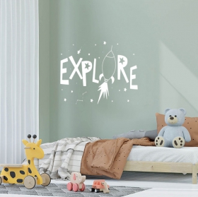Vinyles d&eacute;coratifs adh&eacute;sifs fus&eacute;e exploratrice