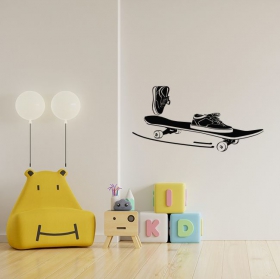 Autocollants décoratifs en vinyle skateboards et baskets