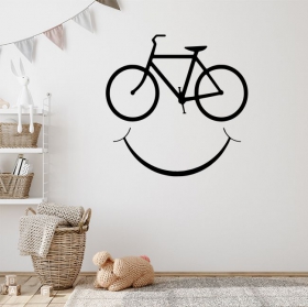 V&eacute;los d&eacute;coratifs en vinyle avec des sourires