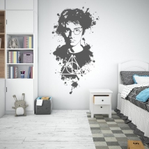 Autocollants en vinyle symbole des reliques de harry potter