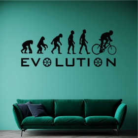 Vinyle adhésif évolution humaine cyclisme