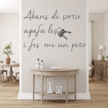 Vinyle adhésif phrases abans de sortir