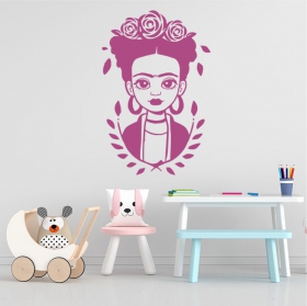 Autocollants en vinyle frida kahlo dessin animé