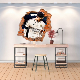 Vinyle décoratif 3d football jude bellingham