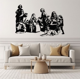Vinyle adhésif las meninas de velazquez