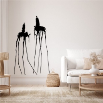 Œuvres en vinyle adhésif des éléphants de dalí