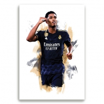 Feuilles imprimées ou affiches de bellingham real madrid