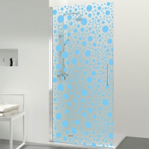 Vinyle écrans de bain cercles