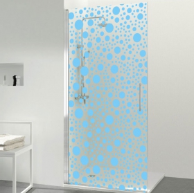 Vinyle écrans de bain cercles