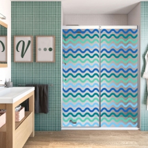 Vinyle pour les écrans ondulations de couleurs