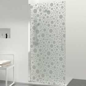 Cercles en vinyle pour cloisons de salle de bain