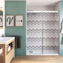 Vinyle pour les écrans ondulations de couleurs