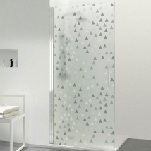 Vinyle pour les écrans triangles colorés