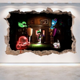 Autocollants et vynils de Luigi Mansion Dark Moon